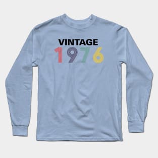 Vintage 1976 Birthday Gift Long Sleeve T-Shirt